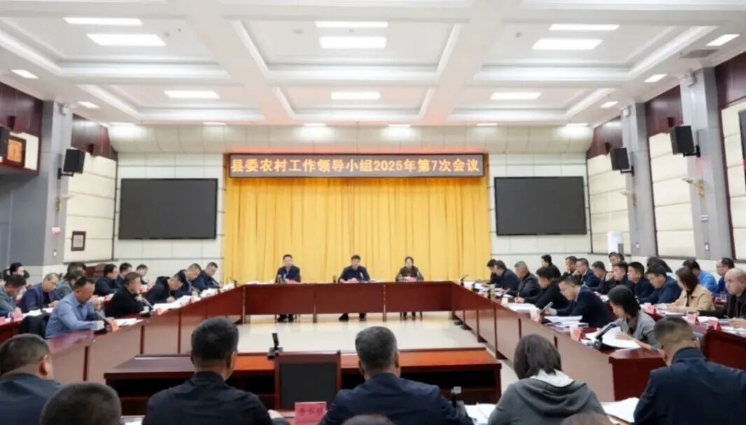 縣委農(nóng)村工作領(lǐng)導(dǎo)小組召開2025年第7次會(huì)議